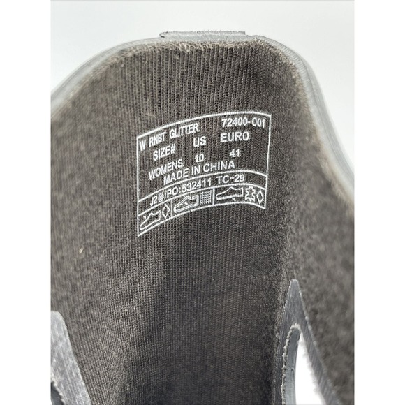 NWOB Bogs Women's Rainboot Glitter Print Waterproof Rain Boot, Black Size 10 - Picture 8 of 8